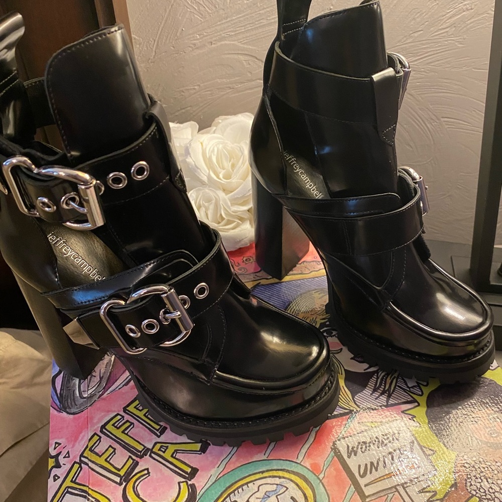 Jeffrey Campbell Craven boots 7.5